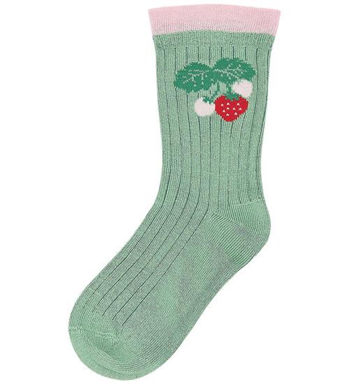 MiniPop Strømper - Bambus - Frosty Green