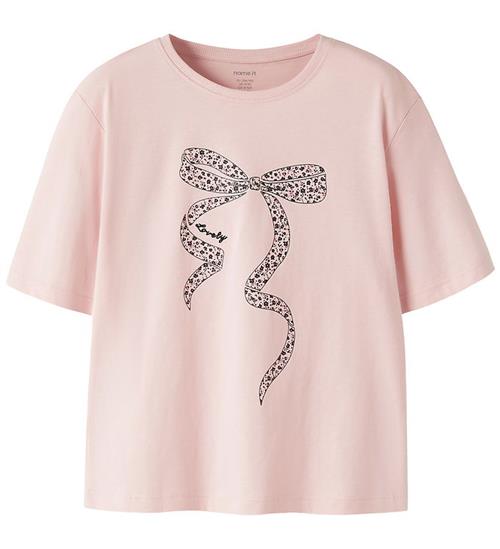 Name It T-shirt - NkfLotti - Lotus m. Sløjfe
