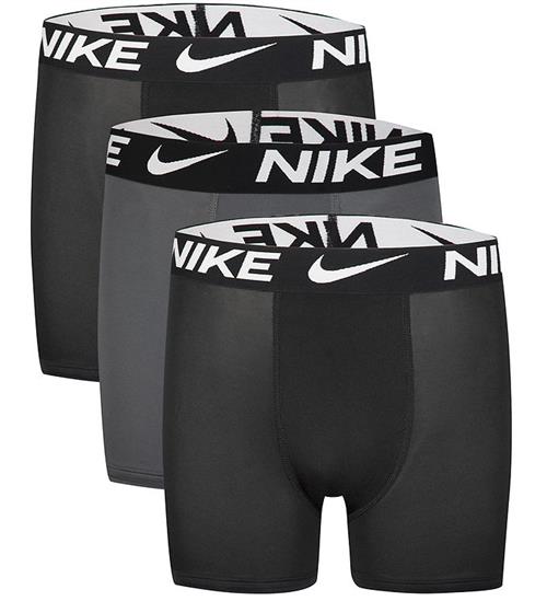 Nike Boxershorts - Dri-Fit Essential - 3-Pak - Sort/Grå