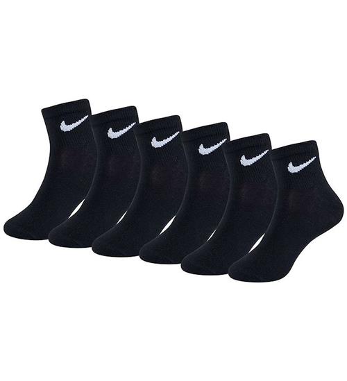 Nike Strømper - Performance Basic Low - 6-Pak - Sort