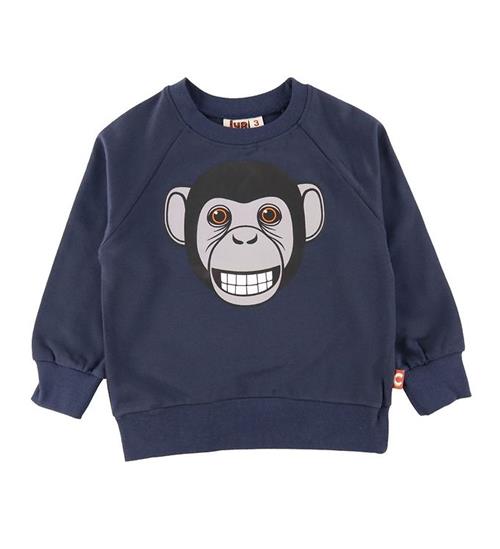 DYR Sweatshirt - Bellow - Dark Navy m. Chimpanse