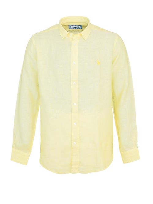 US POLO ASSN. Skjorte  gul