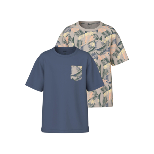NAME IT 2-Pak T-shirt Valmas Vintage Indigo