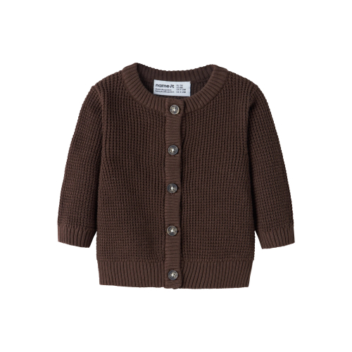 NAME IT Strik Cardigan Hubba French Roast