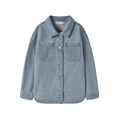 NAME IT Denim Jakke Rain Special Blue Grey Denim