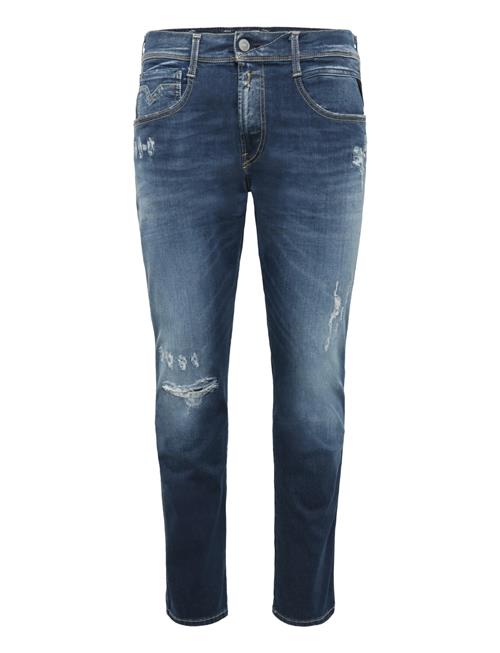 Replay | Anbass Slim Hyperflex Re-Used Xlite Sustainable Denim Trousers Dark Blue | 27 x 30