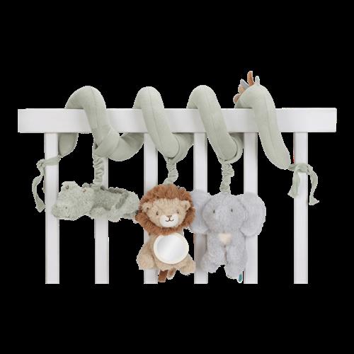 Little Dutch Aktivitetsspiral Safari Friends  Green One Size  Grøn  One Size  Drenge, Piger