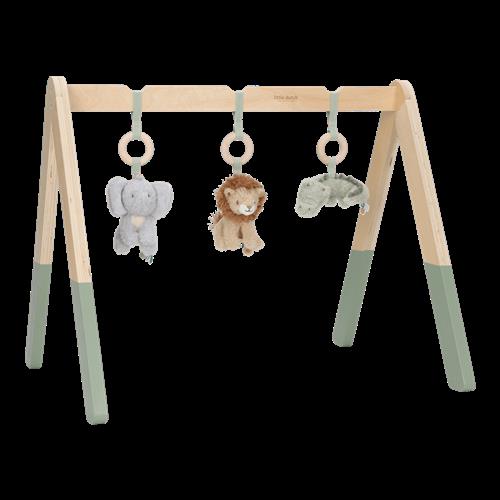 Little Dutch Babygymnastik Safari Friends  Green One Size  Grøn  One Size  Drenge, Piger