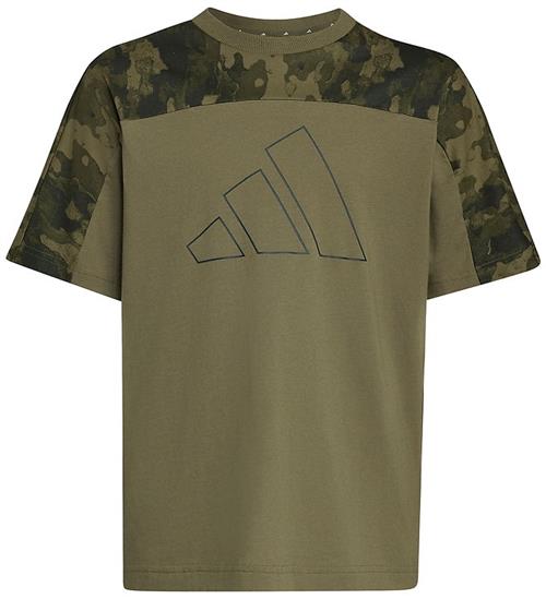 adidas Performance T-shirt - J Camo - Olistr/Junink