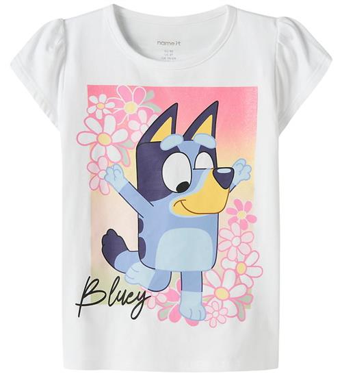 Name It T-shirt - NmfMaka - Bright White m. Bluey
