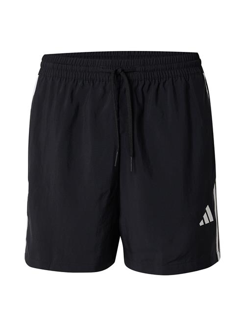 ADIDAS SPORTSWEAR Sportsbukser '3S CHELSEA 5'  sort / hvid