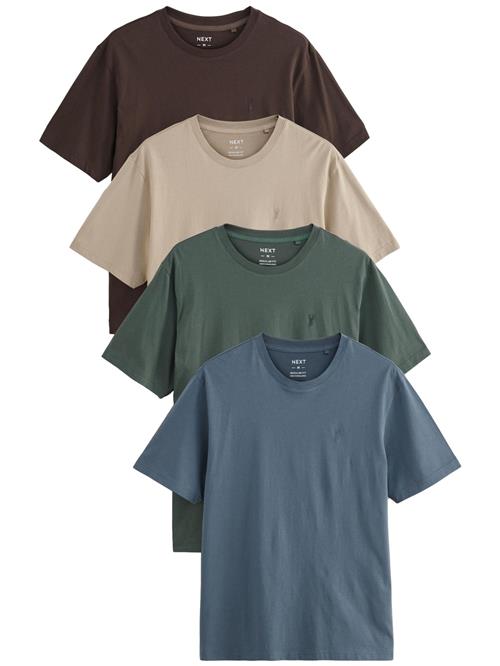 Next Bluser & t-shirts  beige / blå / mørkebrun / mørkegrøn