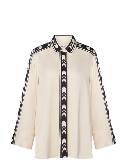 Malina | Meya Wide Fit Printed Shirt | S
