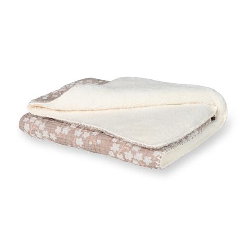 Quax Newborn Teddy-fleece-tæppe Blossom  Blossom One Size  Lyserød  One Size  Drenge, Piger