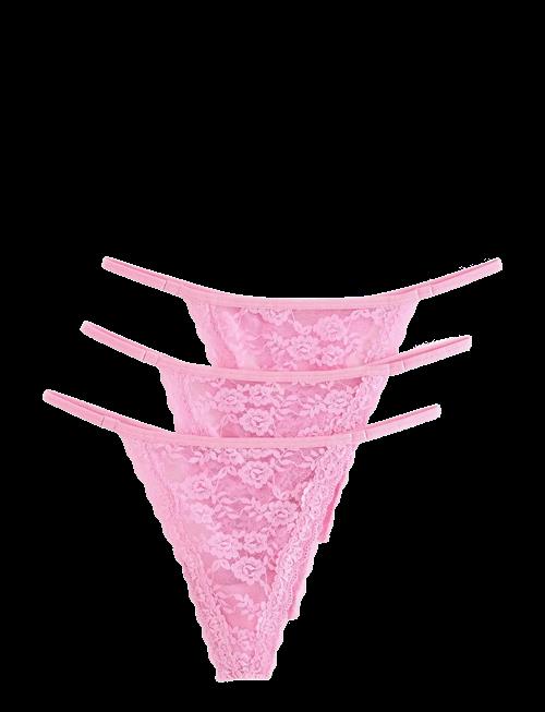 Lindex | 3-Pack Thong In Lace | M