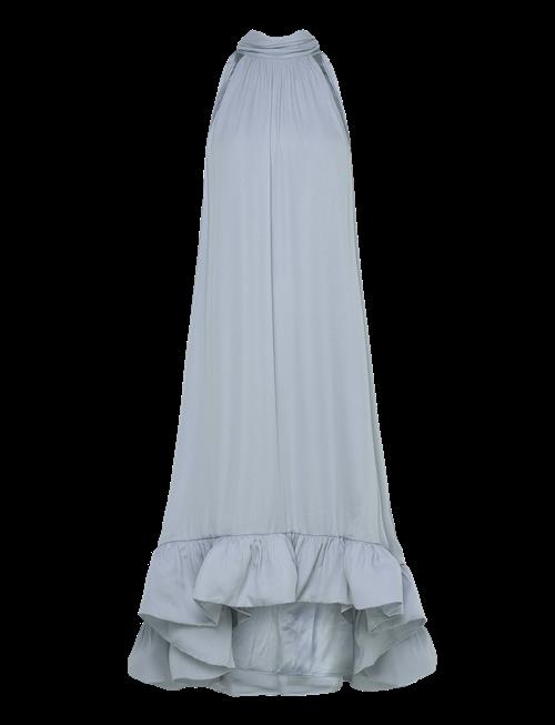 Malina | Sabrina Halterneck Ruffled Midi Dress | S