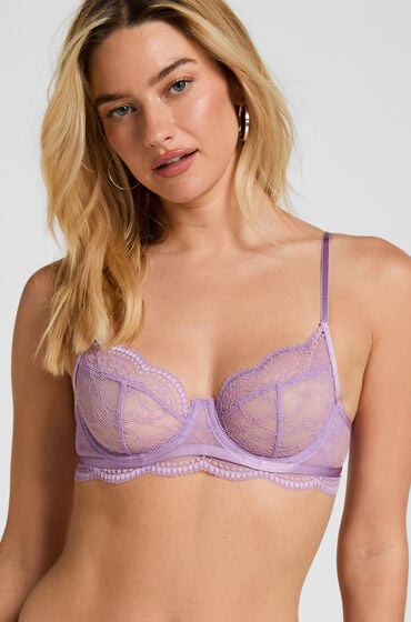 Hunkemöller Ikke-formstøbt bøjle-bh Isabelle Lilla