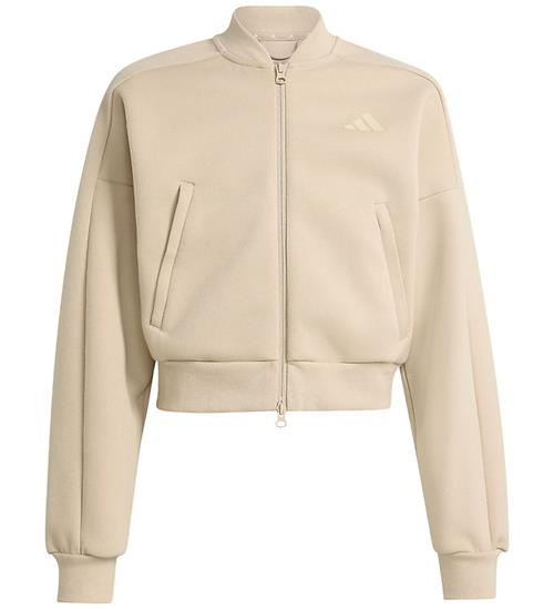 adidas Performance Cardigan - Cropped - Khaki Three/Crlystal Lin