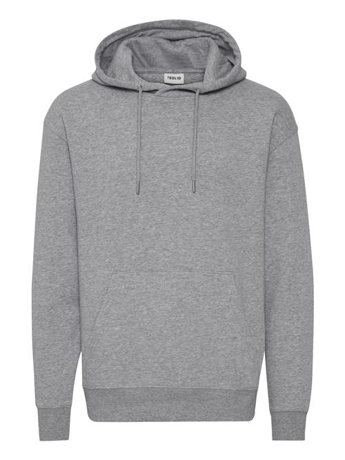 !Solid Sweatshirt 'Lenz'  grå-meleret / hvid