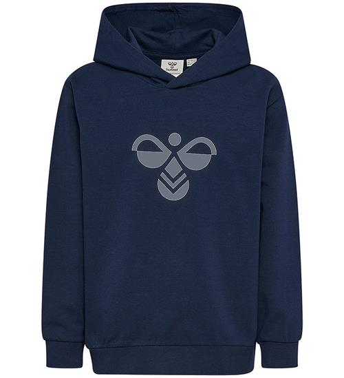 Hummel Hættetrøje - HmlJR Reg Tukas - Dress Blues/Flint Stone