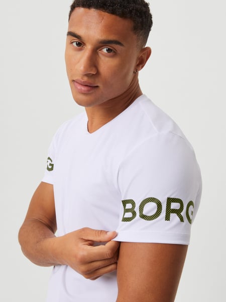 Björn Borg Borg T-shirt Hvid, XL