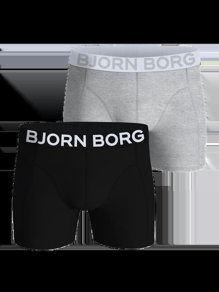 Björn Borg Organic Cotton Stretch Boxers 2-pack Sort, M
