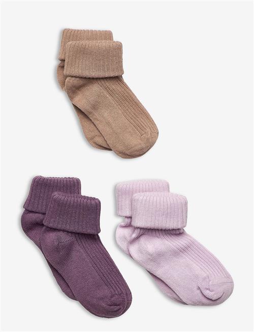 Minymo | Baby 2X2 Rib Sock (3-Pack) | 15-18