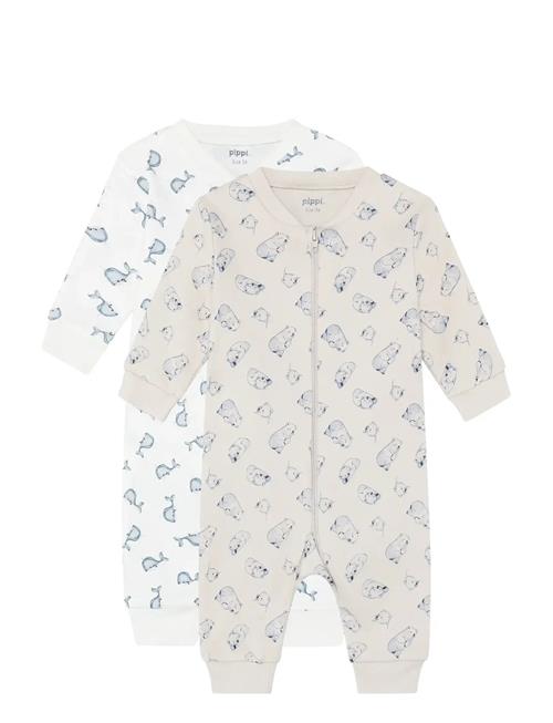 Pippi | Nightsuit -Zipper (2-Pack) | 62