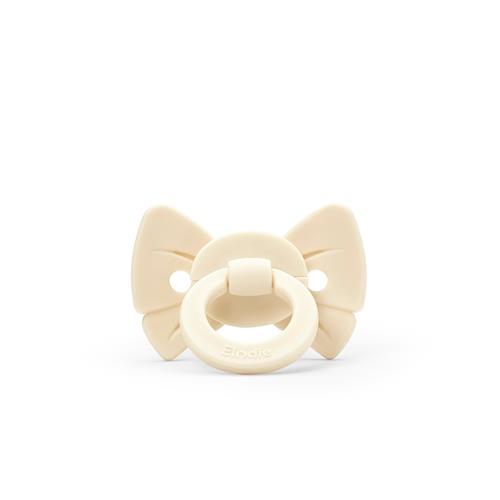 Elodie Binky Bow Sut I Silikone Til Nyfødte 0-6M Oat White  Oat White-OS  Hvid  One Size  Drenge, Piger