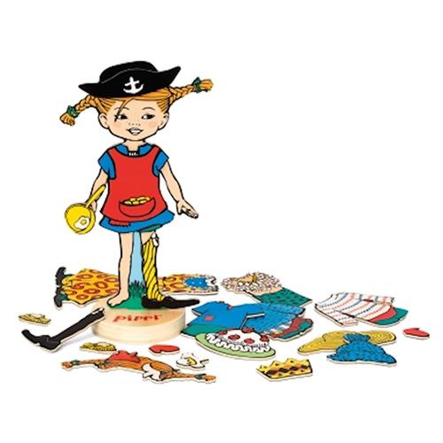 Micki Pippi Magnetdukke Multi  Multi-OS  Rød  One Size 3+ Years Drenge, Piger