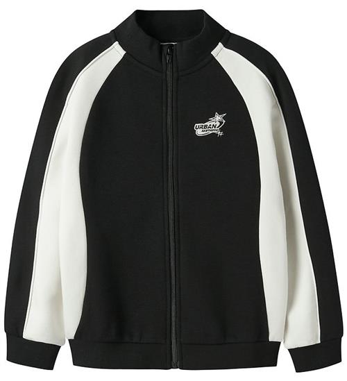 Name it Sweatshirt m. Lynlås - NkmLasse - Black