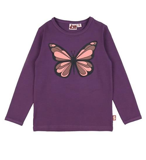 DYR Bluse - DYRRoar - Grey Mauve Sommerfugl