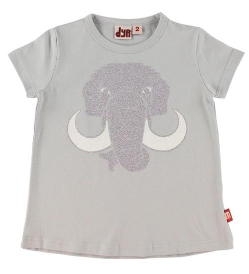 DYR T-shirt - Wildlife - Grå m. Mammut
