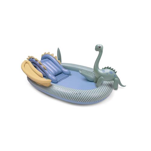 Swim Essentials Børnebassin Med Rutsjebane Dino Adventure  Blue One Size  Blå  One Size  Drenge, Piger