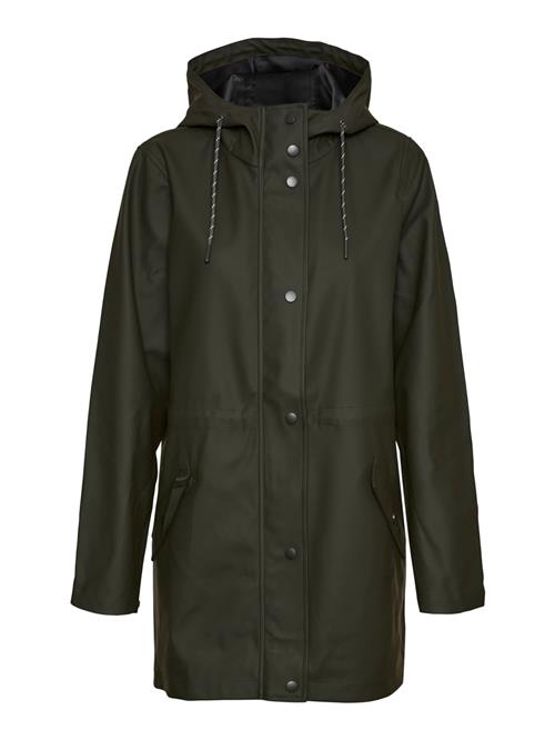 VERO MODA Overgangsfrakke  mørkegrøn