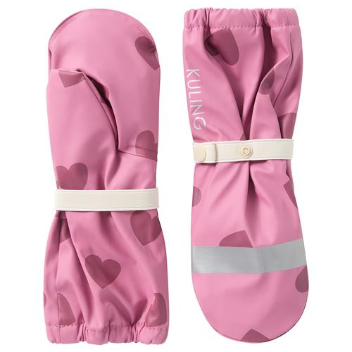Kuling Vilnius Forede Regnvanter Mauve Hearts  Mauve Hearts-4-6 Y  Lyserød  4-6 år  Drenge, Piger