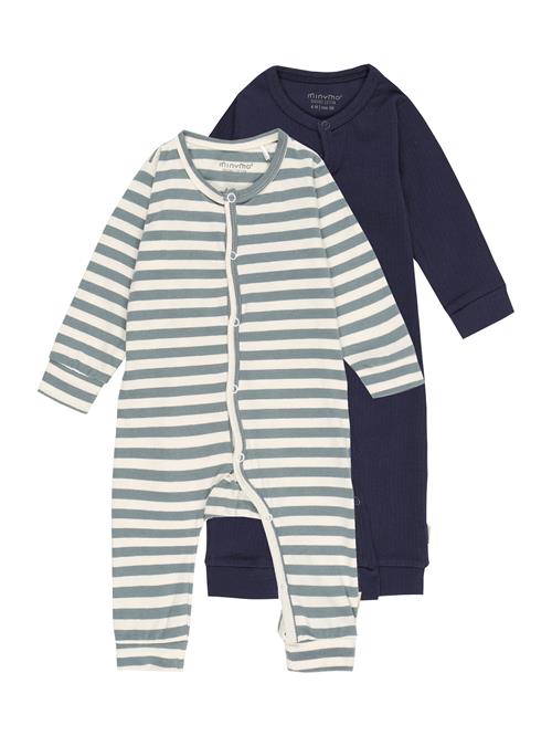 MINYMO Sparkedragt/Body  navy / royalblå / hvid