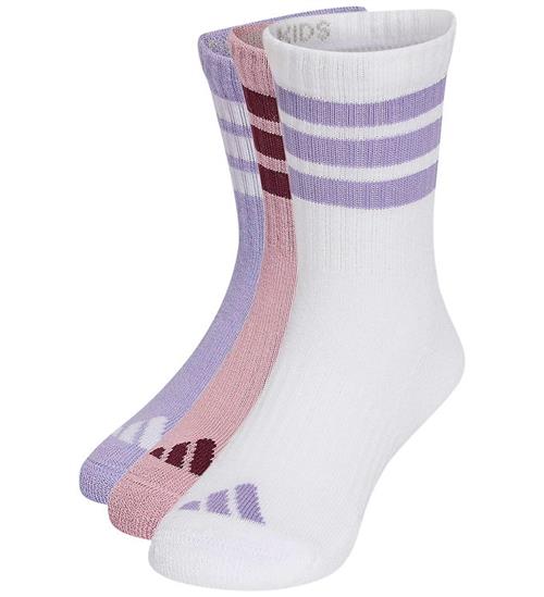adidas Performance Strømper - 3-pak - Crew - Maglil/White/Magmau