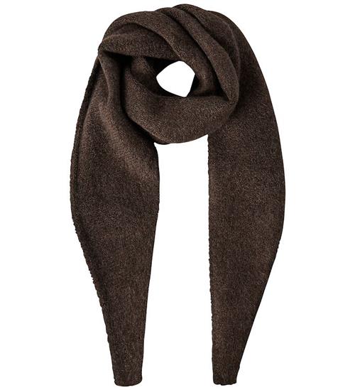 LMTD Tørklæde - Strik - NlfLodet - Chocolate Brown