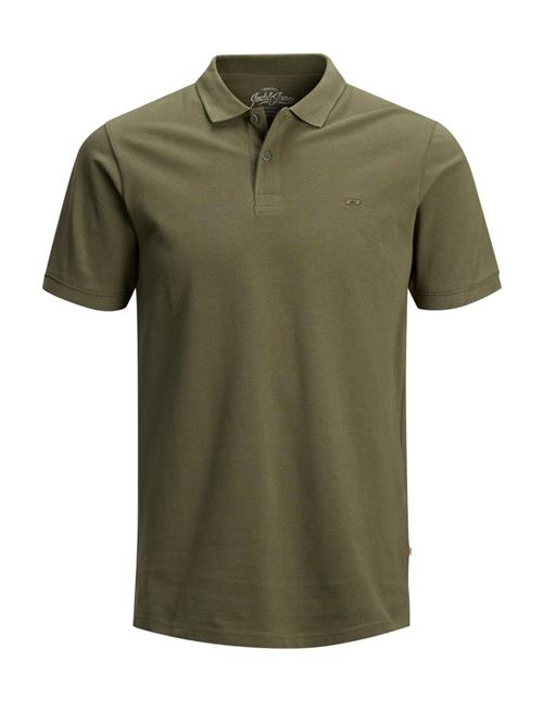 JACK & JONES Bluser & t-shirts 'JJEBasic'  khaki