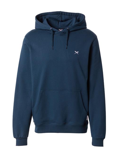 Iriedaily Sweatshirt 'Mini Flag 2'  mørkeblå / hvid