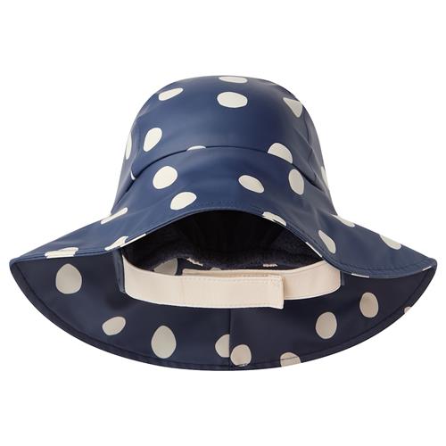 Kuling Vasa Regnhat Navy Polka Dots  Navy Polka Dots-50 cm  Marineblå  50 cm  Drenge, Piger