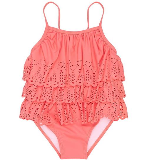 Mikk-Line Badedragt - Frill - Sugar Coral