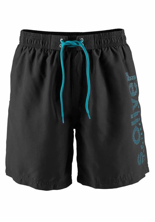 s.Oliver Badeshorts  cyanblå / sort