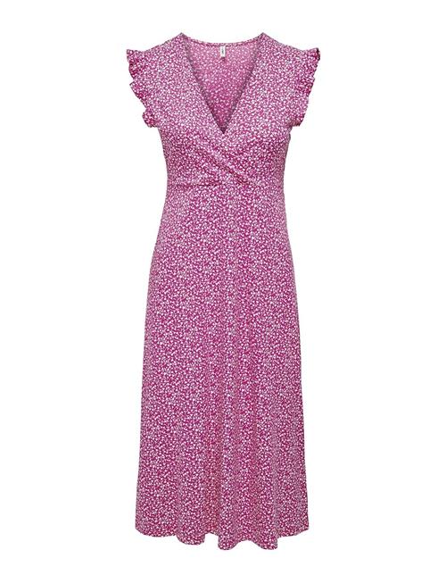 ONLY | Onlmay Life S/L Wrap Midi Dress Jrs | M