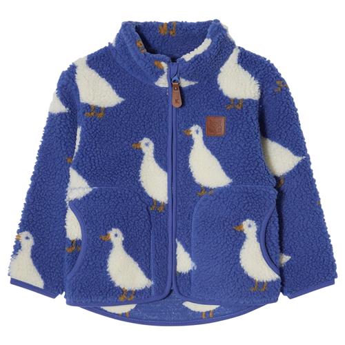 Kuling Austin Pile Fleecejakke Nordic Blue Ducks Nordic Blue Ducks-134 cm  Blå  134 cm  Drenge, Piger