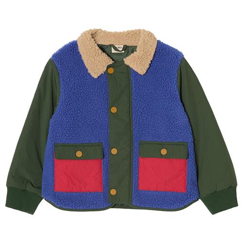 Kuling Vejle Hybridjakke Blue Forest Green  Blue/Forest Green-80 cm  Blå  80 cm  Drenge, Piger