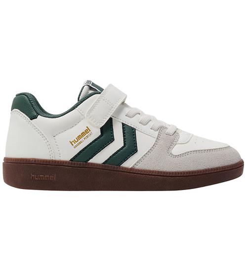 Hummel Sko - Handball Perfekt SP JR - White/Dark Forest