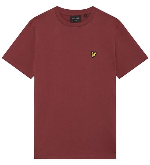 Lyle & Scott -T-shirt - Plain - Oxblood Red