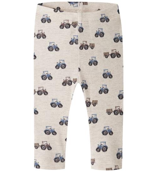 Name It Leggings - Rib/Modal - NbmLudwig - Peyote Melange